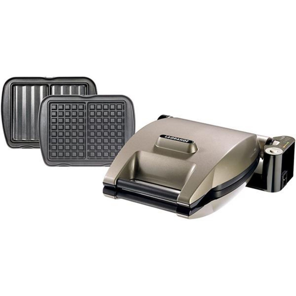 LAGRANGE Croque-gaufre 2 plaques 1200w - 019422