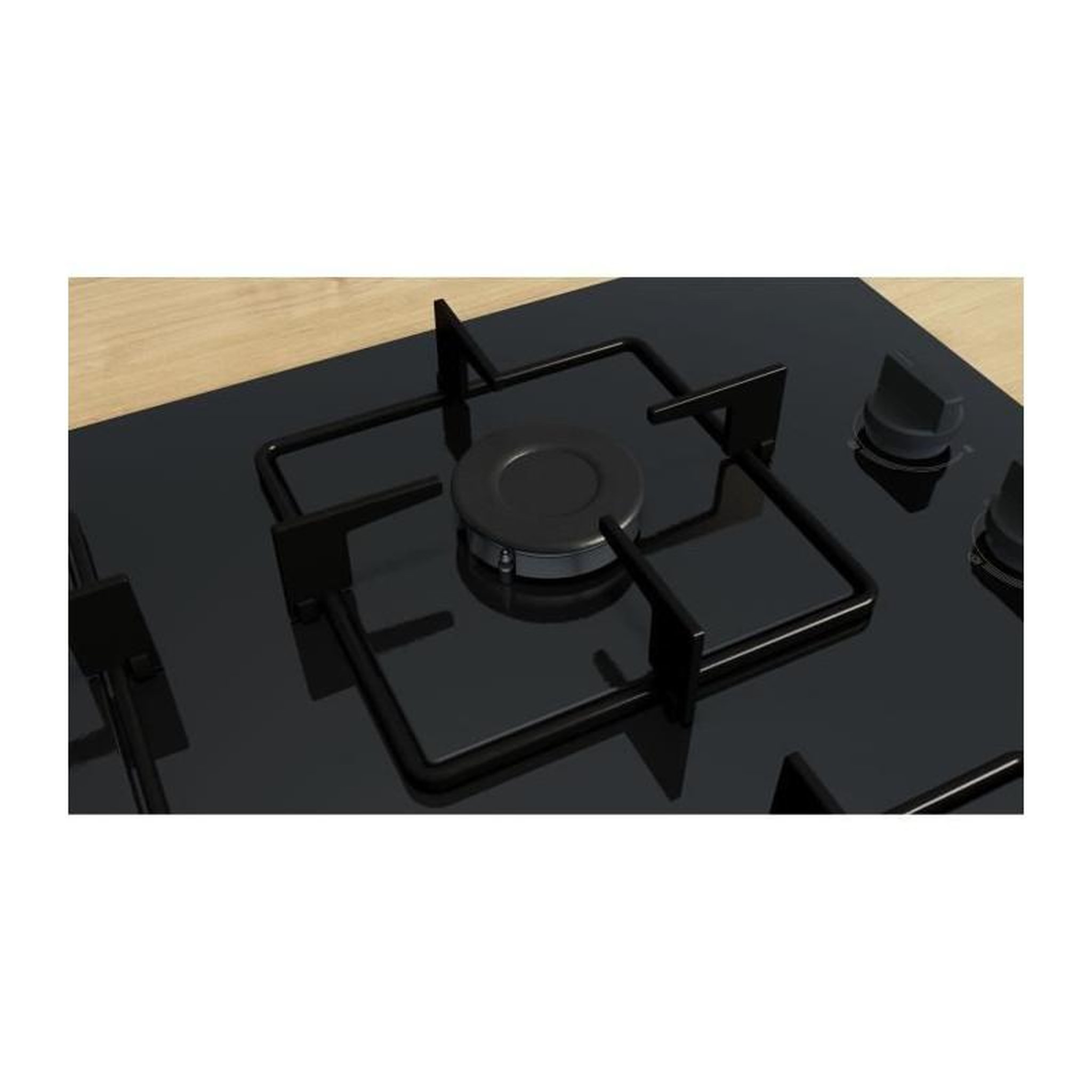 Voir la diapositive 3 : BOSCH Table de cuisson gaz 60cm 4 feux - POP6B6K30