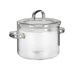 VIAVITO Marmite Vivalto Transparente en verre borosilicaté