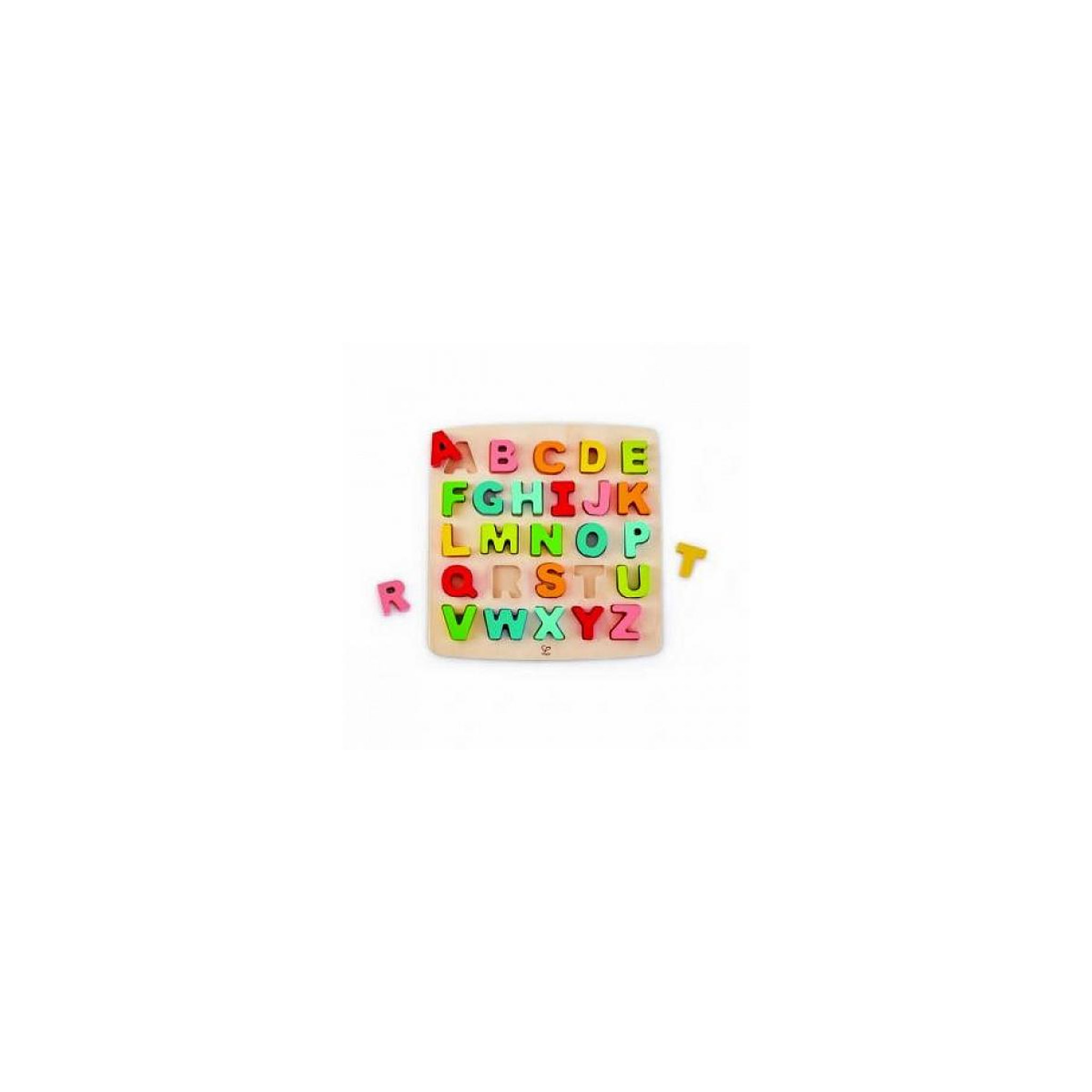 Hape Puzzle en Bois de l'Alphabet en Majuscules pour Enfants - Apprentissage Ludique