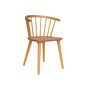 Voir la diapositive 6 : SWEEEK Lot de 2 chaises naturelles à barreaux en bois et contreplaqué. Paula. L 51 x P 53 x H 75cm