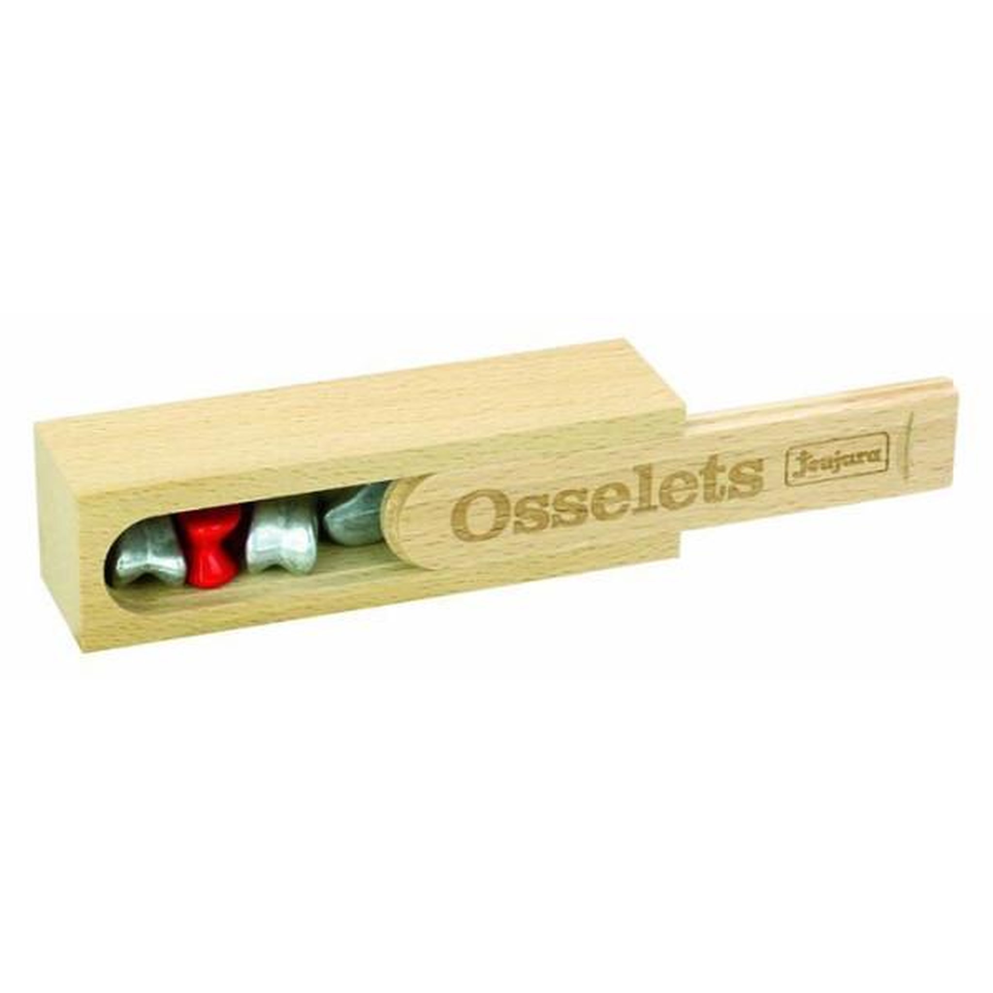 Voir la diapositive 3 : JeuJura Jeu de société traditionnel - jeujura - osselet - mixte - intérieur - marron