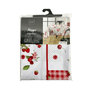 Voir la diapositive 2 : Paris Prix Nappe Toile Cirée  Cerise  140x240cm Rouge