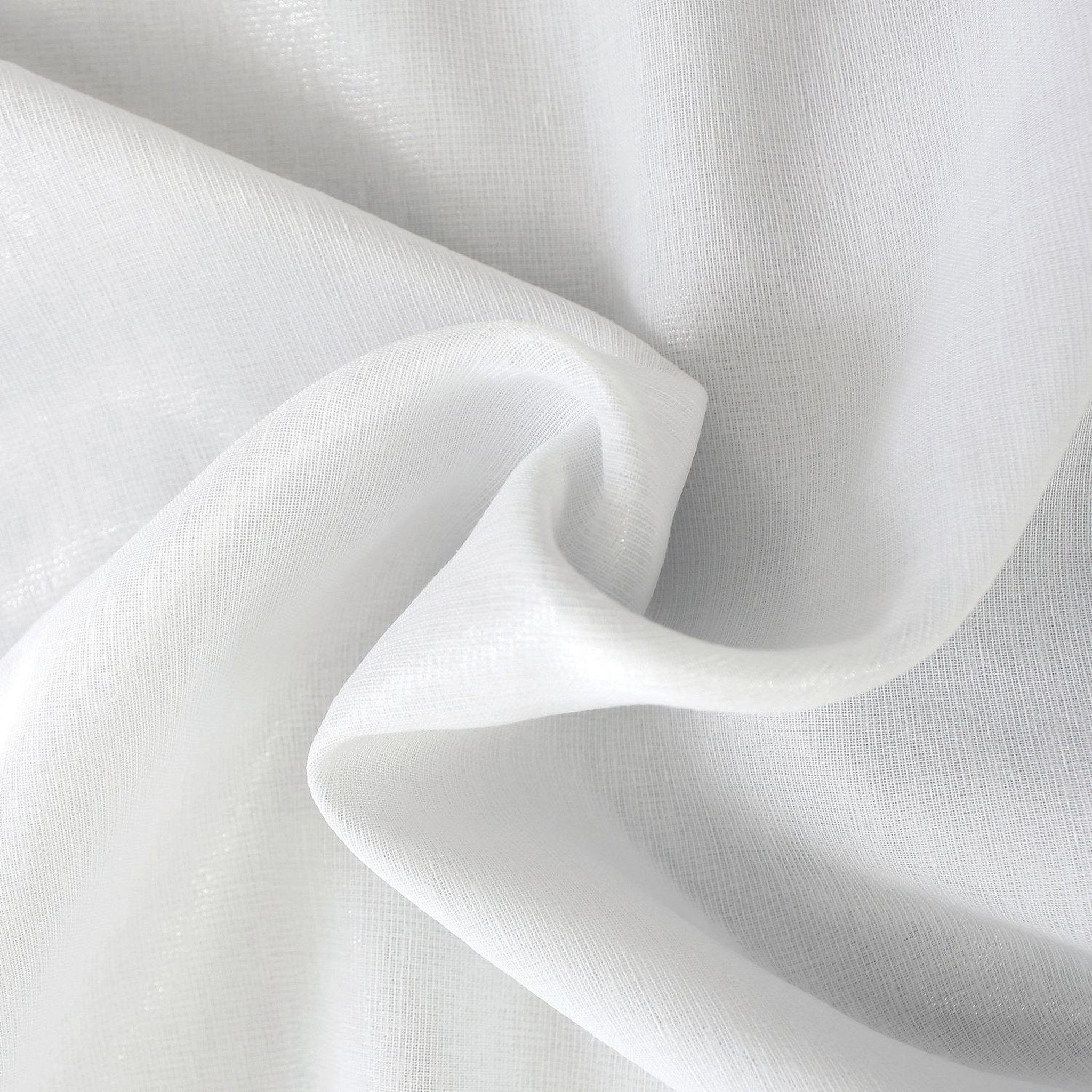 Voir la diapositive 5 : TOILINUX Voilage thermique isolant clea - 140 x 240 cm - blanc