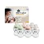 Voir la diapositive 6 : TOMMEE TIPPEE TOMMEE TIPPEE Biberons Closer to Nature, tétine imitant le sein maternel avec valve anti-colique, 260 ml, lot de 6, pastel