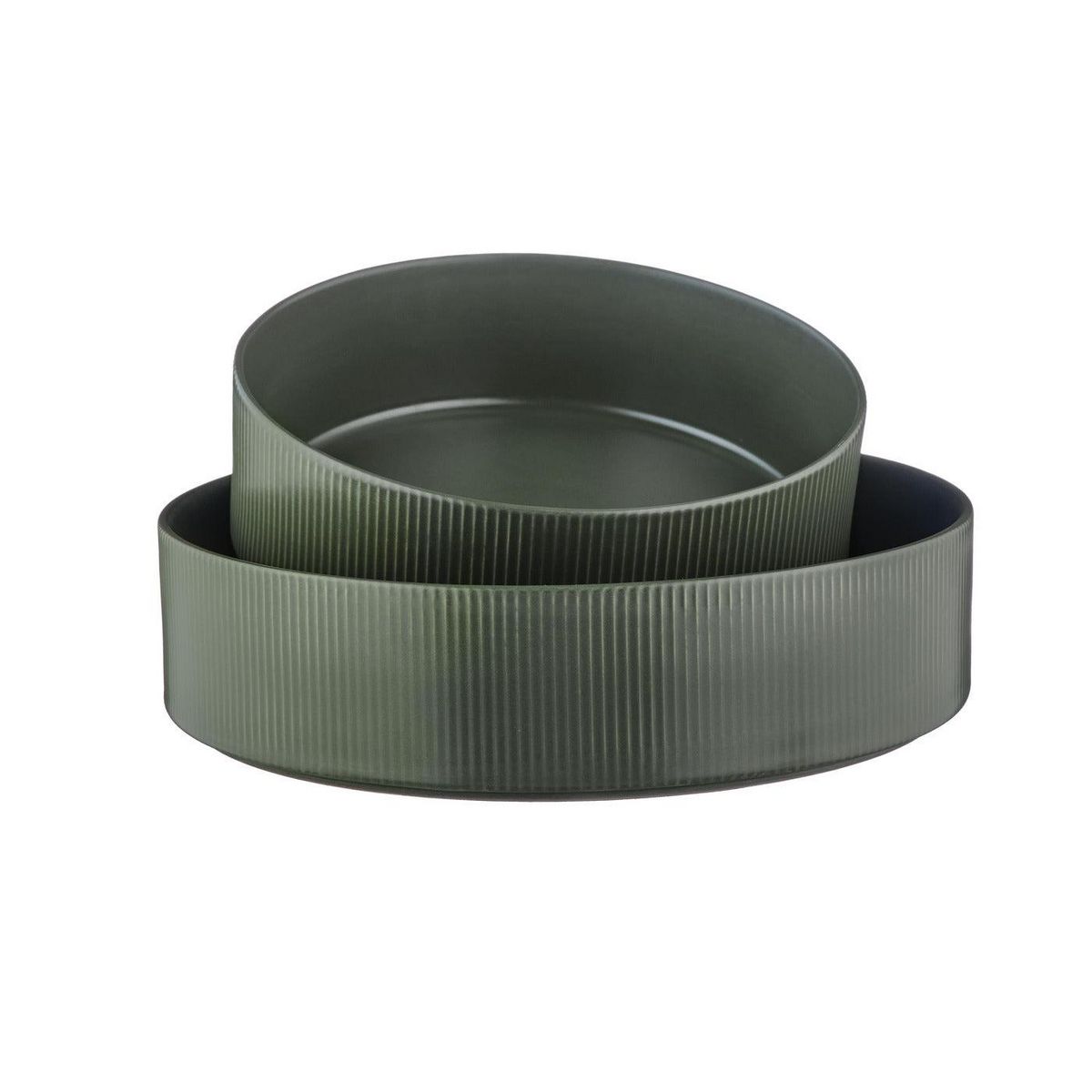 BJORN Saladier SCANDI Ø21,5cm et Ø27,5cm - 2 pièces - Olive