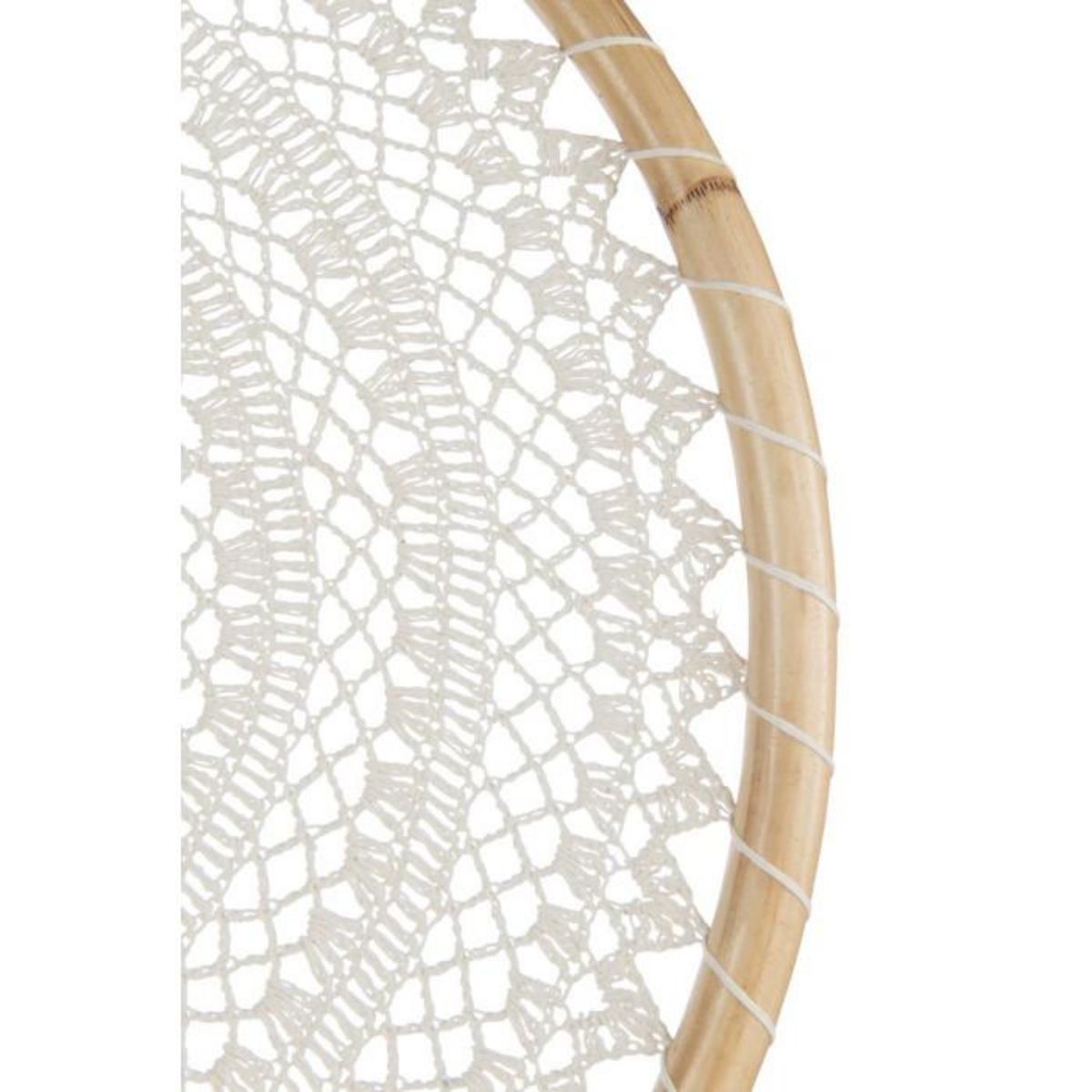 Paris Prix Attrape-Rêves Déco en Coton  Fiona  145cm Blanc