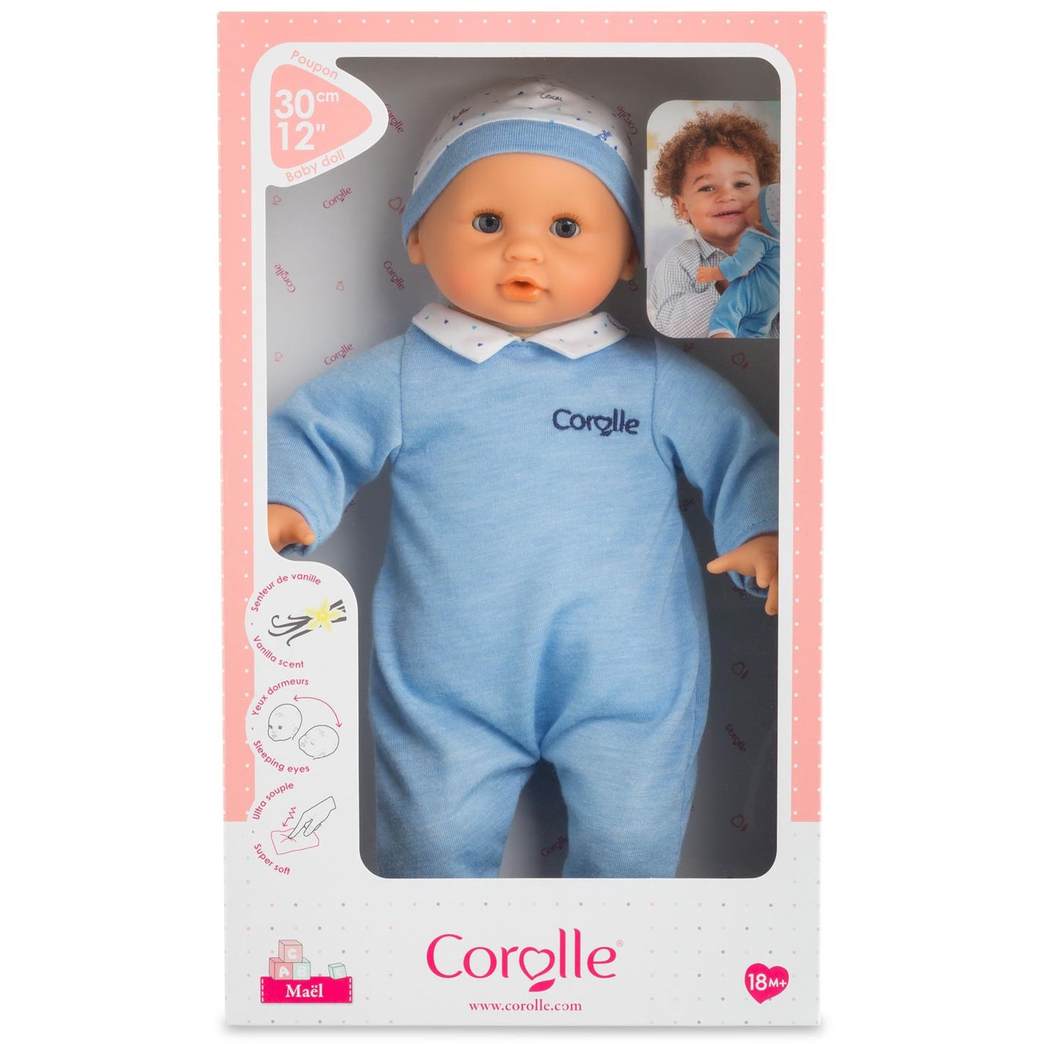 Voir la diapositive 4 : Corolle Poupon Bébé Calin Maël
