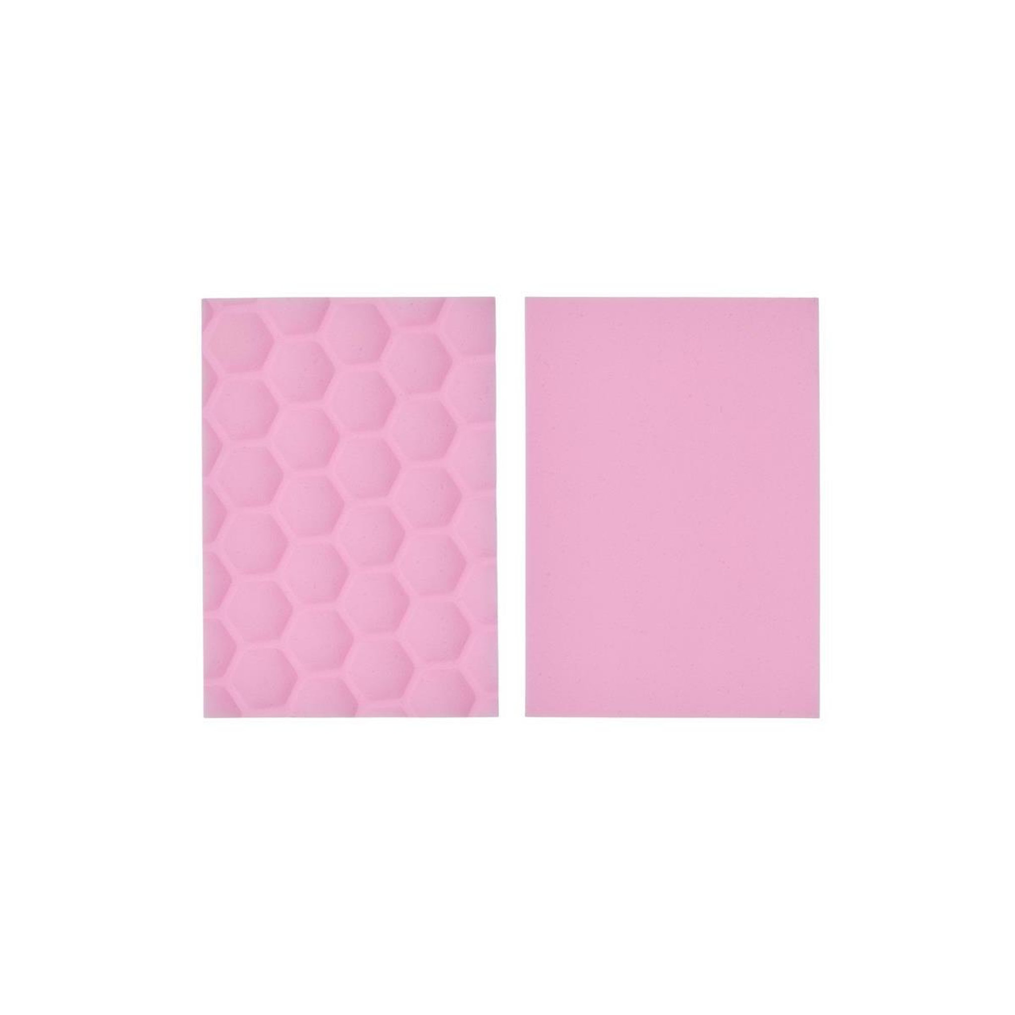 Je cherche une idee Lot de 2 éponges magiques  multi-usage  10cm blanc & rose