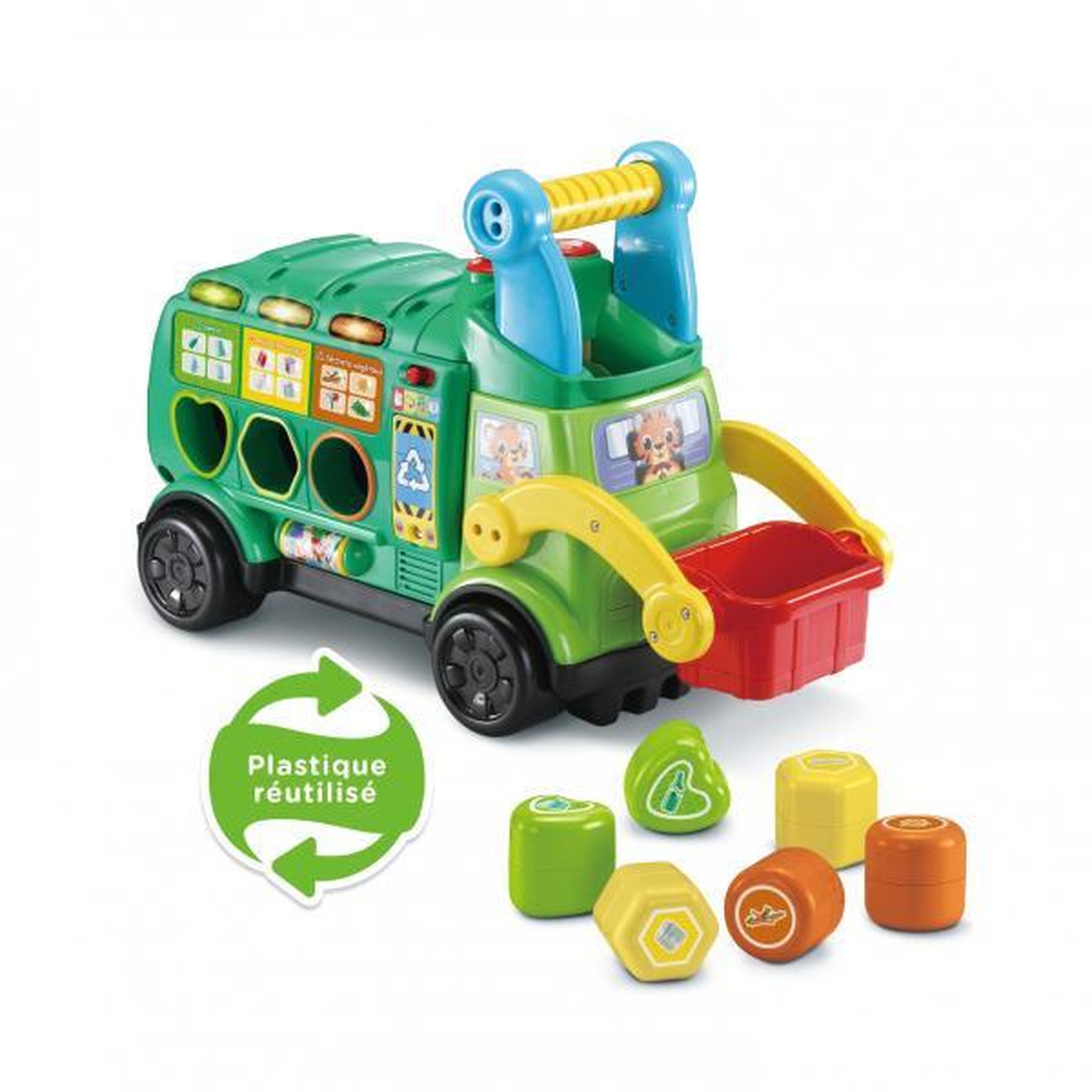 VTECH BABY VTECH BABY - Porteur Maxi Camion Poubelle Recyclo'Formes