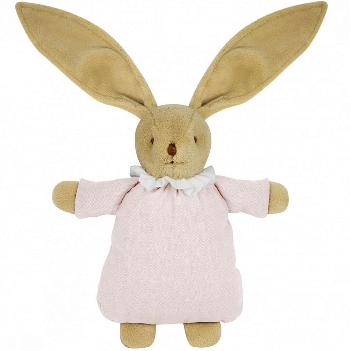 Trousselier Doudou Lapin Nid d'Ange : Lin rose poudré