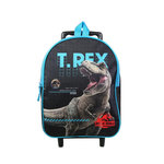 Bagtrotter BAGTROTTER Sac à dos à roulettes 31 cm maternelle Jurassic World Noir T-Rex
