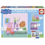 EDUCA Puzzle progressif Peppa Pig - 12 16 20 25 pcs