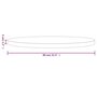 Voir la diapositive 6 : VIDAXL Dessus de table rond Ø80x3 cm bois de pin massif