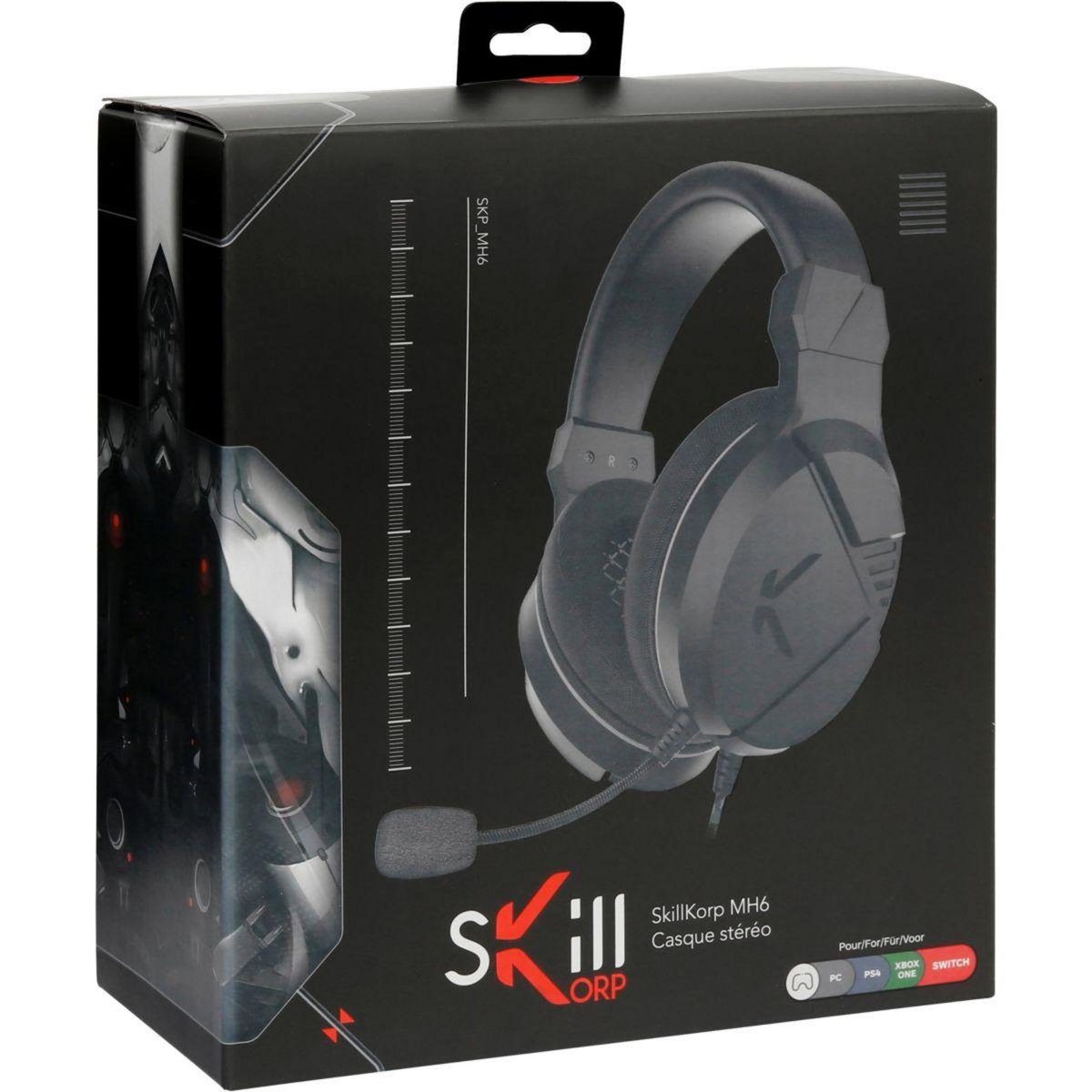 SKILLKORP Casque gamer Casque MH6 PS4