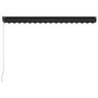 Voir la diapositive 5 : VIDAXL Auvent manuel retractable 450x300 cm Anthracite