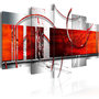 Voir la diapositive 1 : Paris Prix Tableau Imprimé  Emphasis : Red Theme