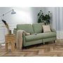 Voir la diapositive 1 : BEST MOBILIER Cosmos - canapé 3 places convertible express couchage quotidien 140 cm matelas 11 cm en tissu