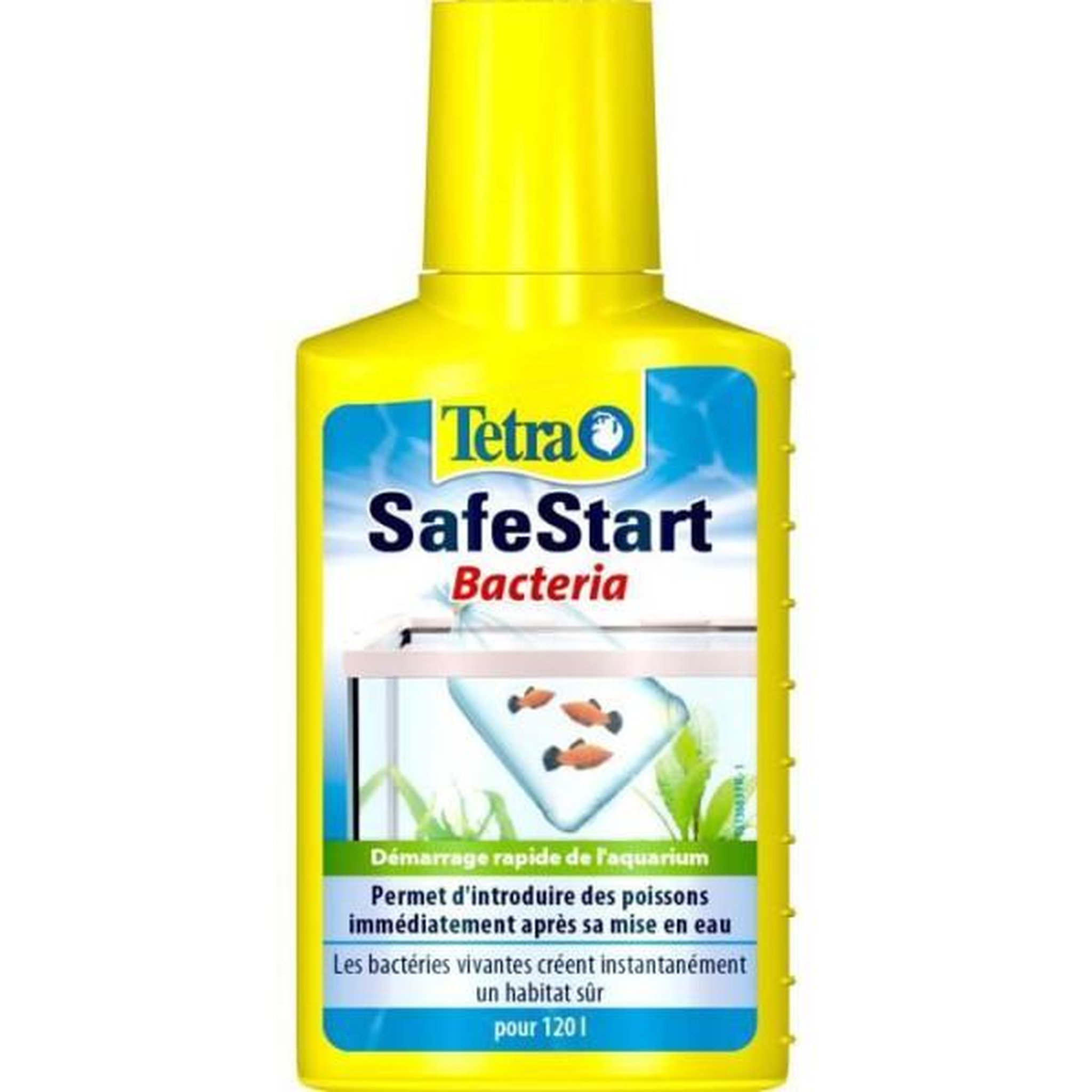 TETRA Tetra safestart - tetra - ensemencement bactérien pour aquarium - permet une introduction plus rapide des poissons - 100 ml