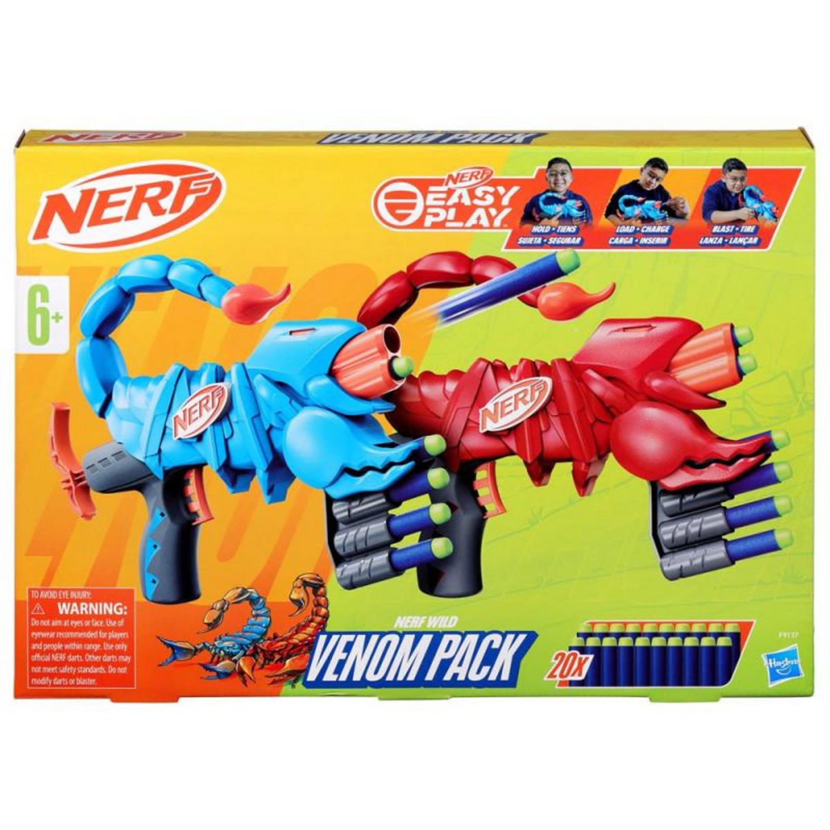 Nerf Jeu d adresse extérieur Nerf Wild Venompack