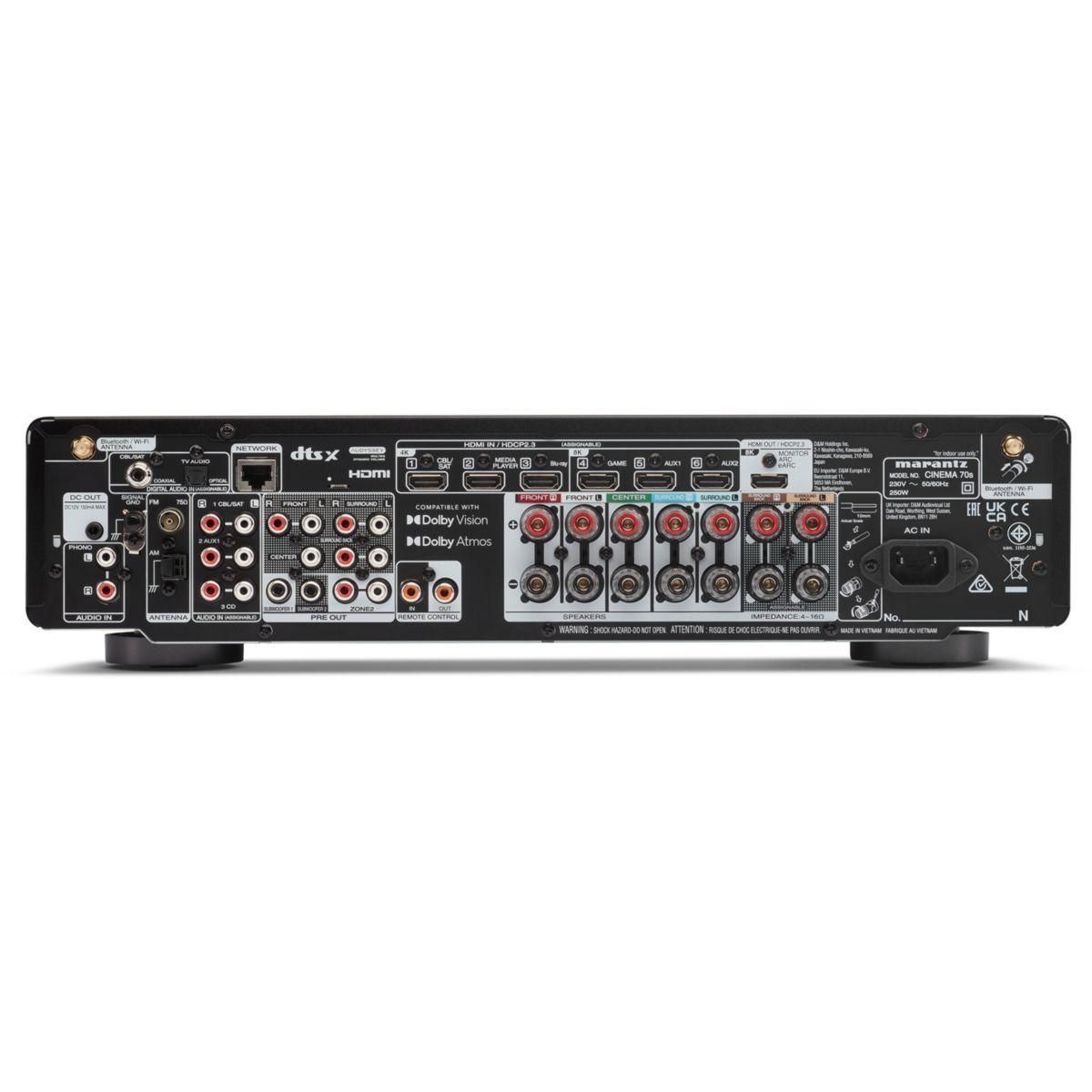 Marantz Ampli Home Cinema Cinema 70S Black