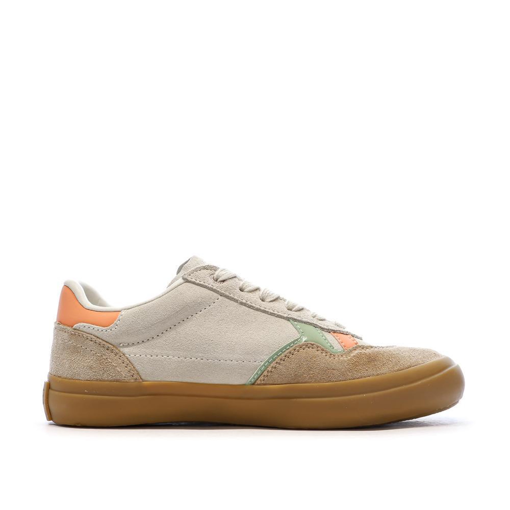 Voir la diapositive 2 : Pepe Jeans Baskets Beige/Rose Femme Pepe Jeans Travis