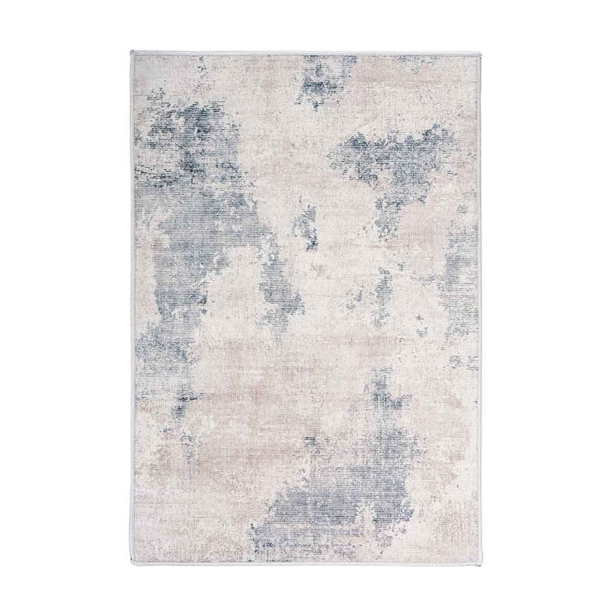 Voir la diapositive 1 : Paris Prix Tapis Déco Rectangulaire Tissé  Maika VI  Gris & Beige