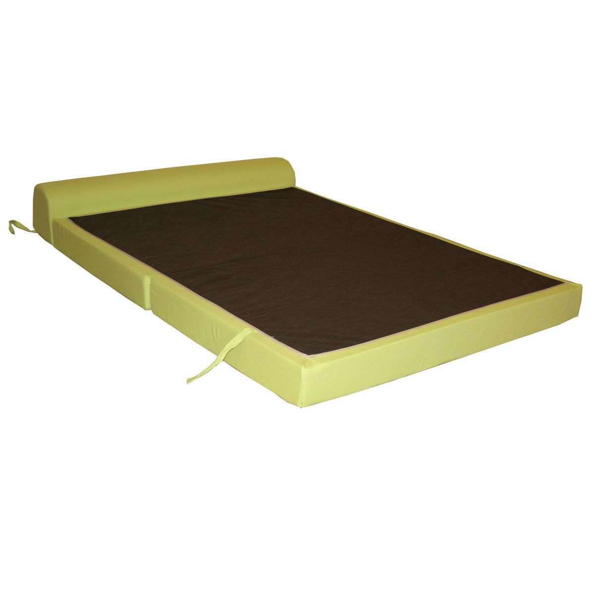 Chauffeuse convertible 1 place en tissu uni CHAPI