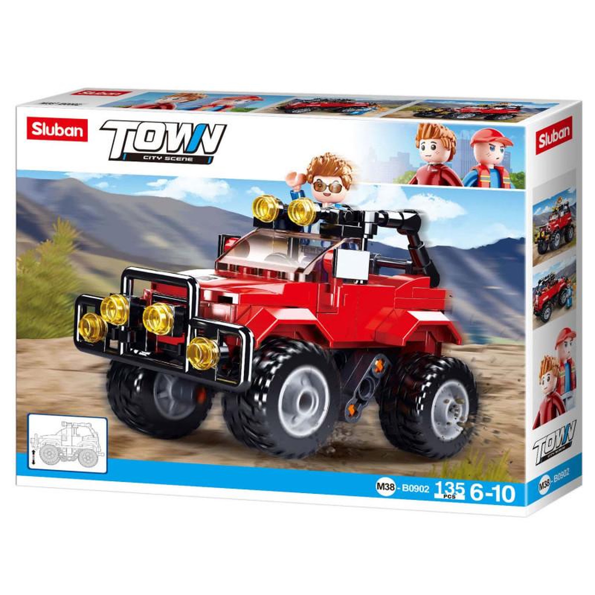 Sluban Sluban Red Offroader M38-B0902