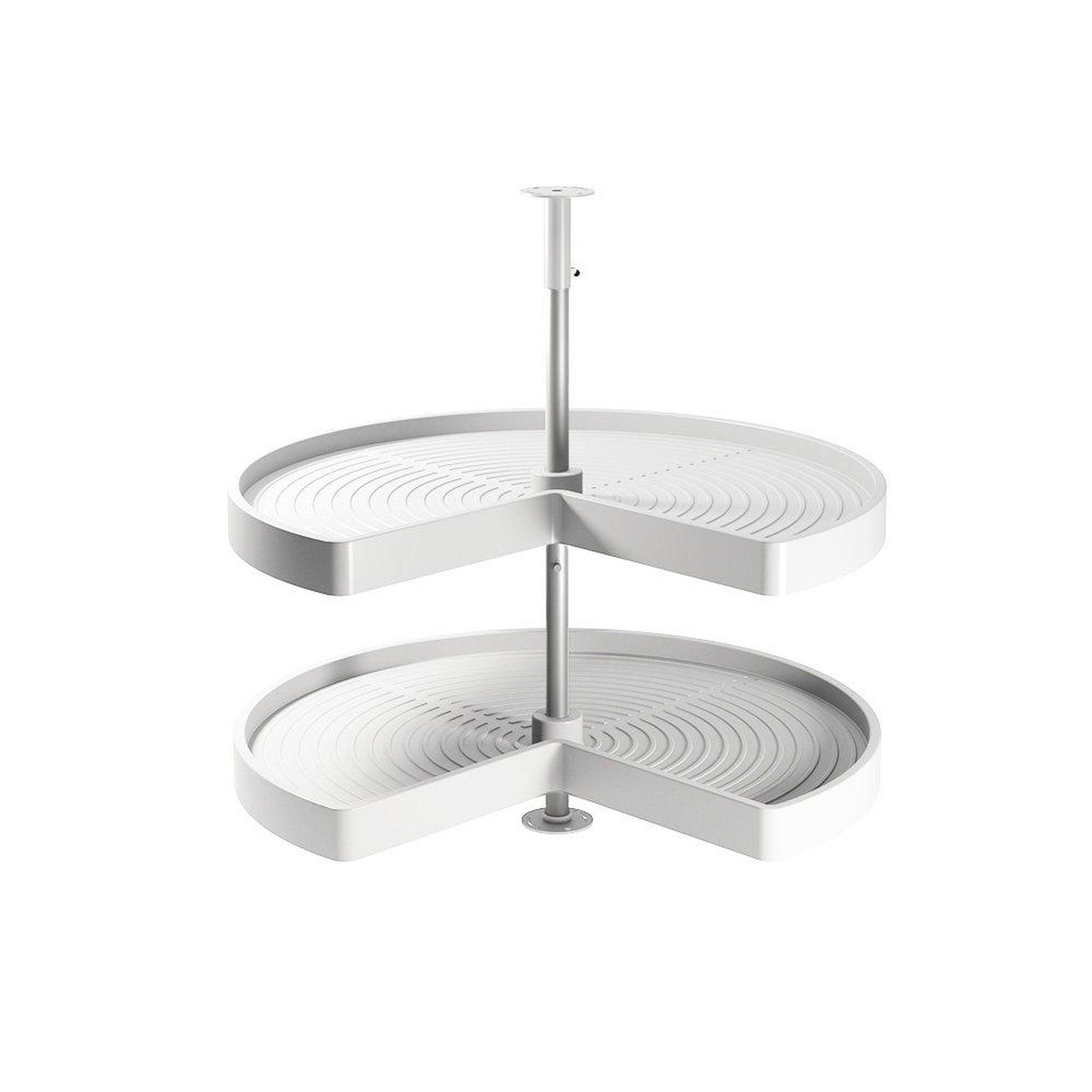 EMUCA SRL Jeu de plateaux Shelvo 3/4 pour module 900 mm en plastique blanc