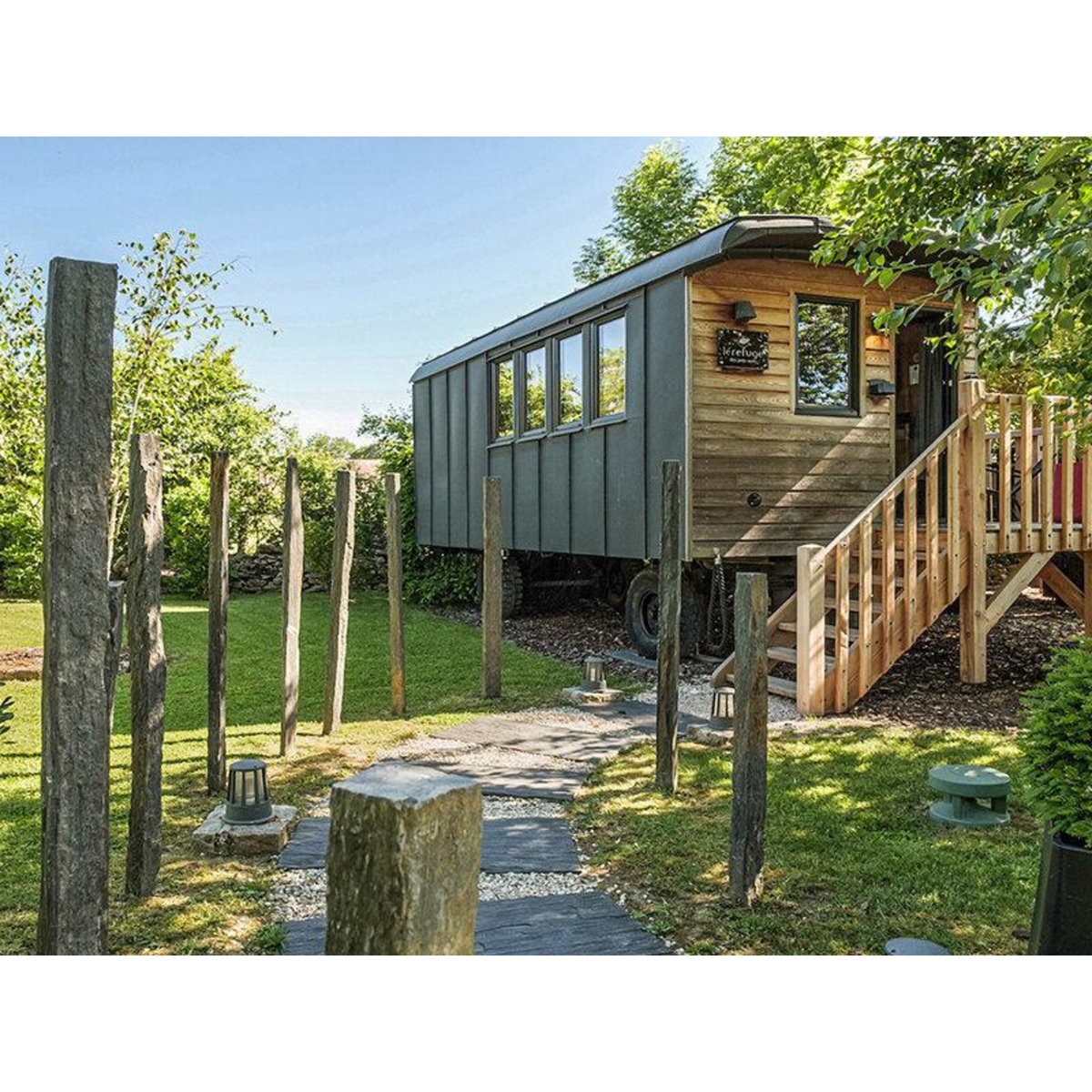 Smartbox 2 jours en roulotte ou cabanon premium avec dîner en Bourgogne - Coffret Cadeau Séjour