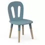 Set enfant 1 table 2 chaises bleu LINIA