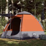 VIDAXL Tente de camping cabine 4 personnes liberation rapide