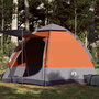 Voir la diapositive 1 : VIDAXL Tente de camping cabine 4 personnes liberation rapide