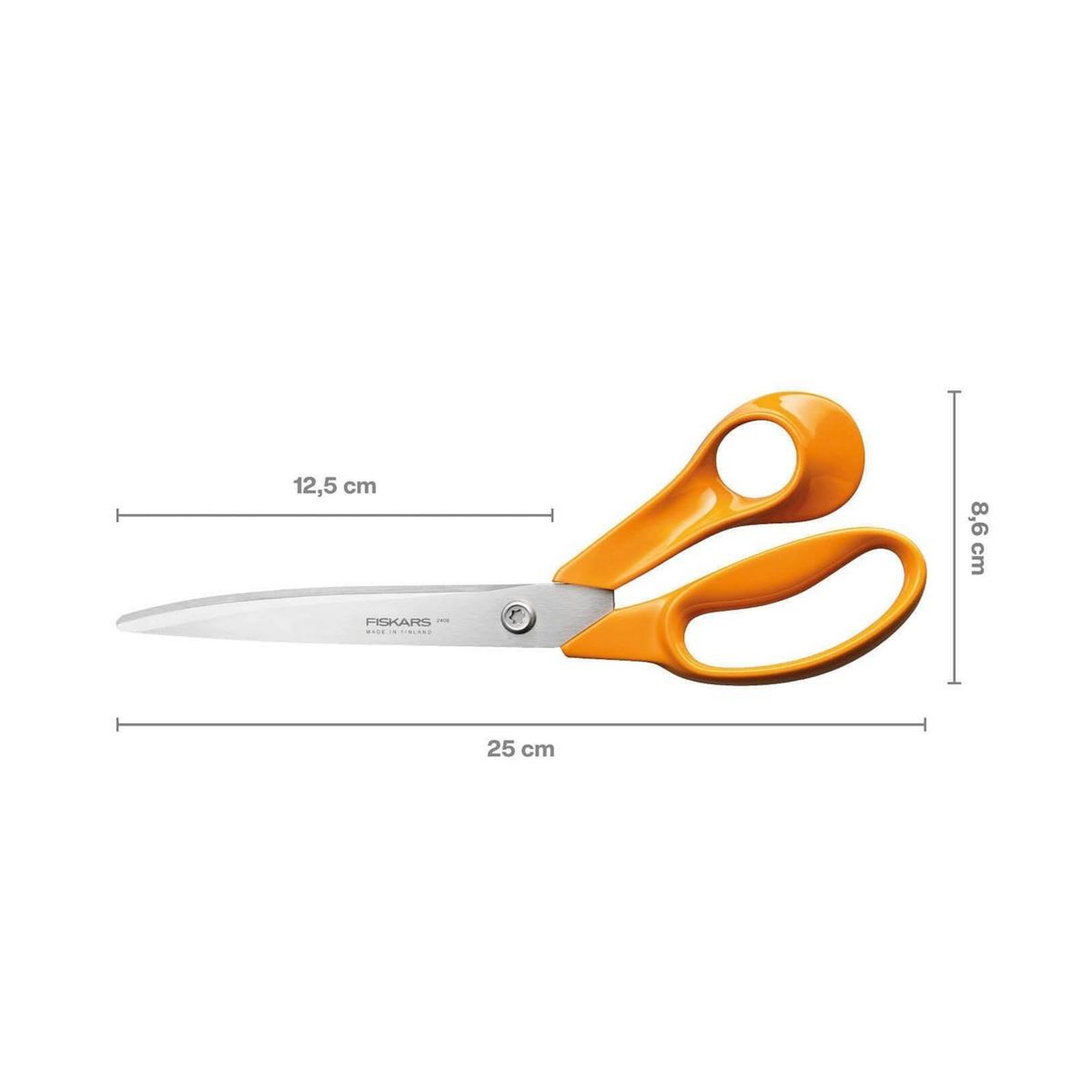 Voir la diapositive 2 : Fiskars Ciseaux universal premium droitier 25 cm - 1075050