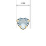 Voir la diapositive 4 : L'ATELIER D'AZUR Boucles d'Oreilles Or 18 Carats 750/000 - Zirconiums Topaze Bleue