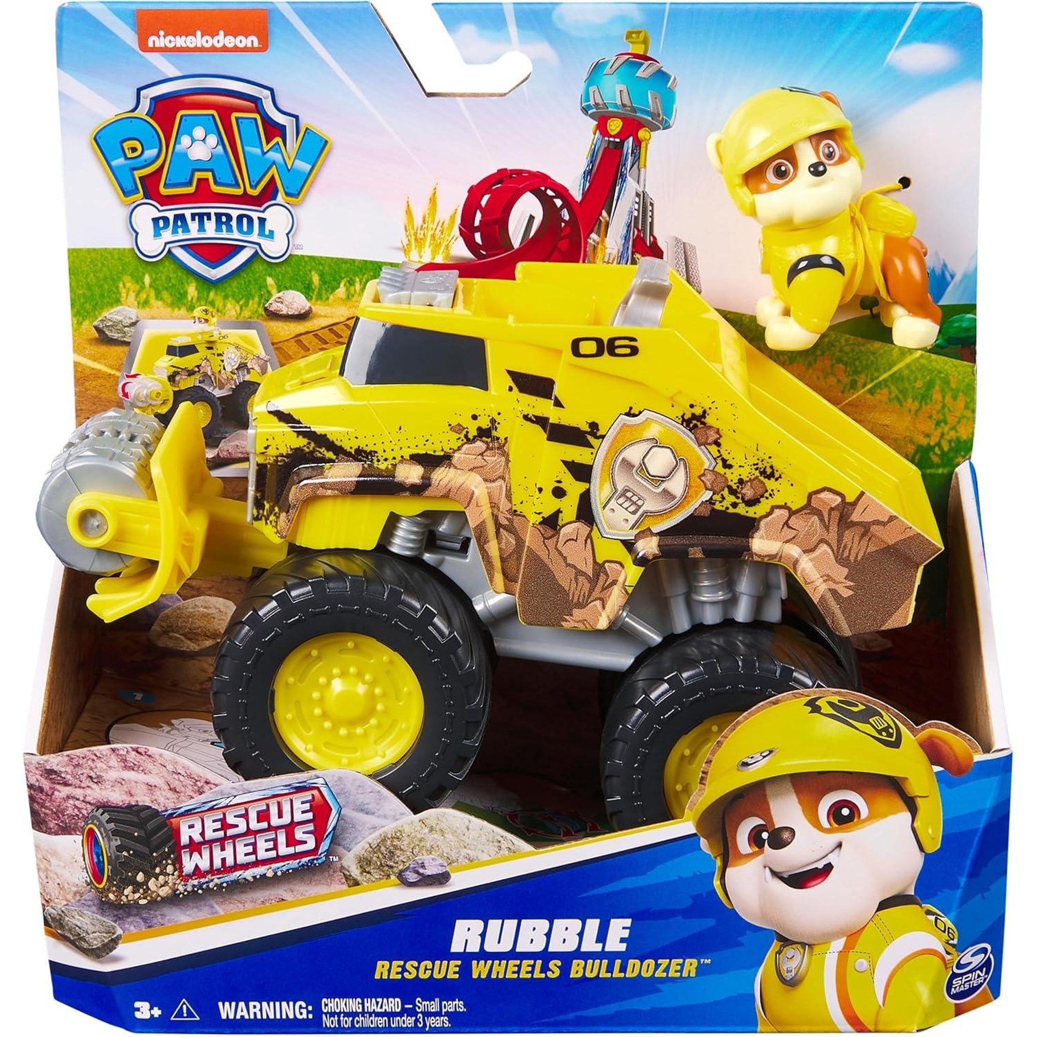 Voir la diapositive 1 : SPIN MASTER Paw Patrol - Pat Patrouille - Véhicule et figurine Ruben Rescue Wheels