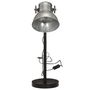 Voir la diapositive 3 : VIDAXL Lampe de bureau 25 W argent vintage 17x17x60 cm E27