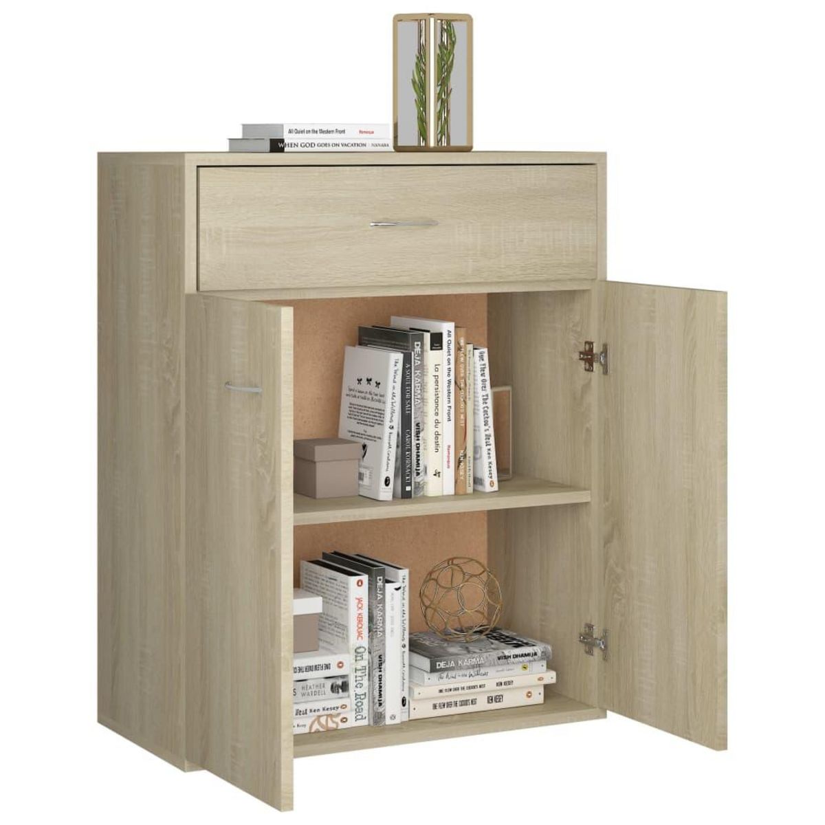VIDAXL Buffet Chene sonoma 60x30x75 cm Bois d'ingenierie