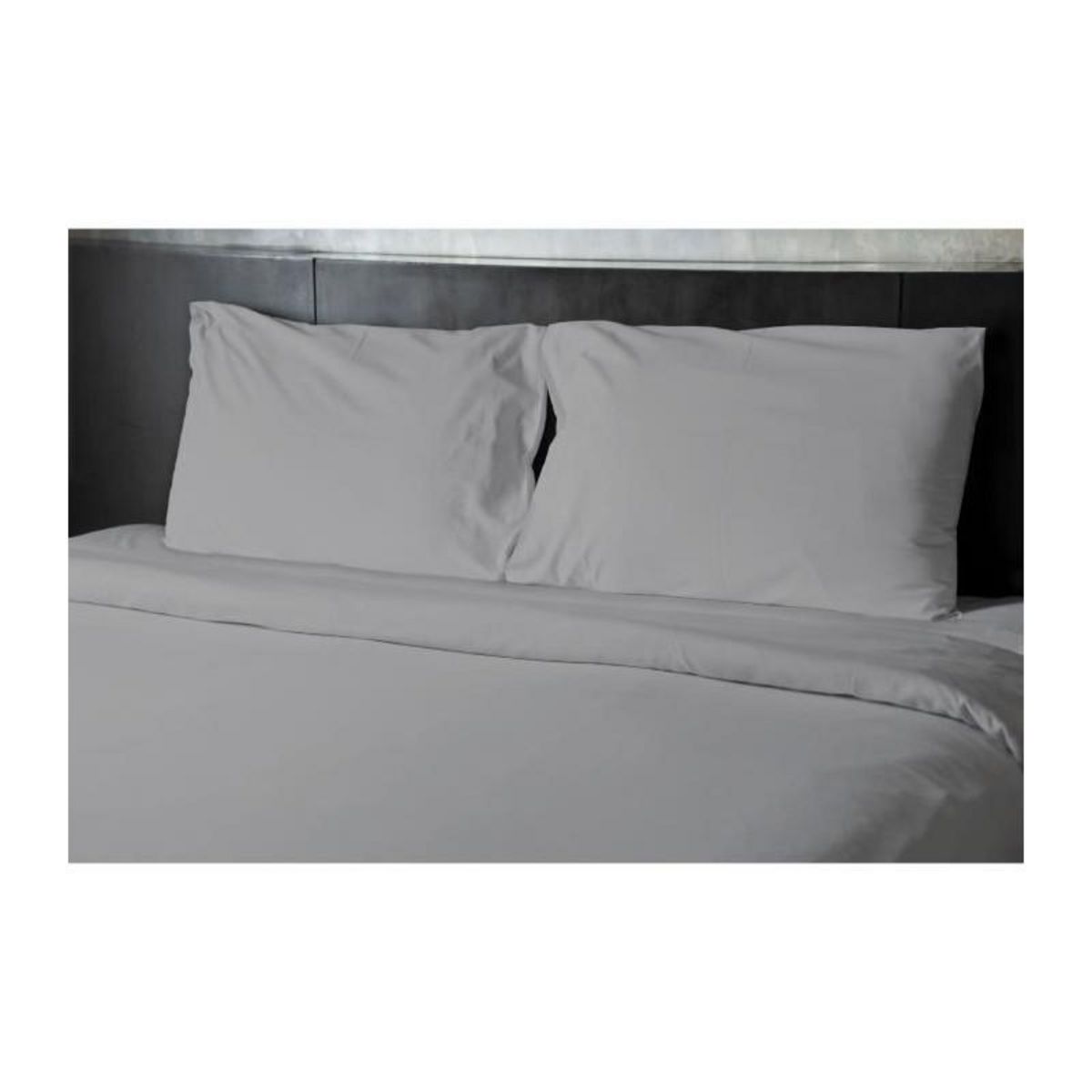 HOME LINGE PASSION Drap plat - HOME LINGE PASSION - 180 x 290 cm - 1 personne - Gris clair