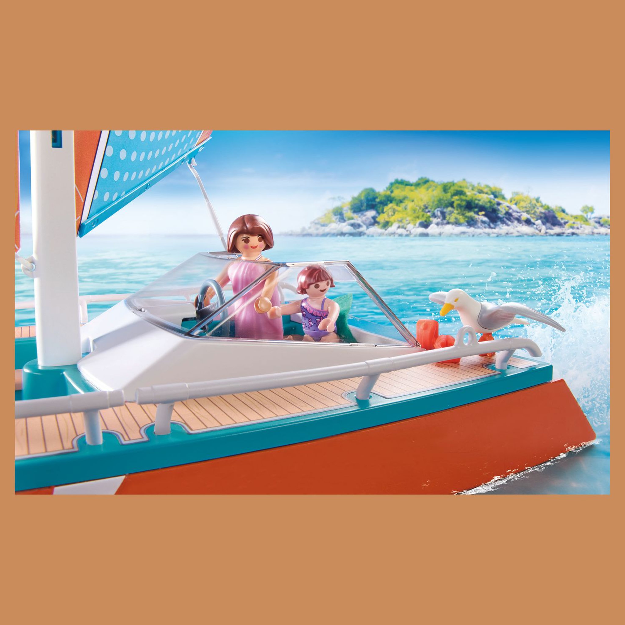 Voir la diapositive 4 : PLAYMOBIL 71043 Catamaran