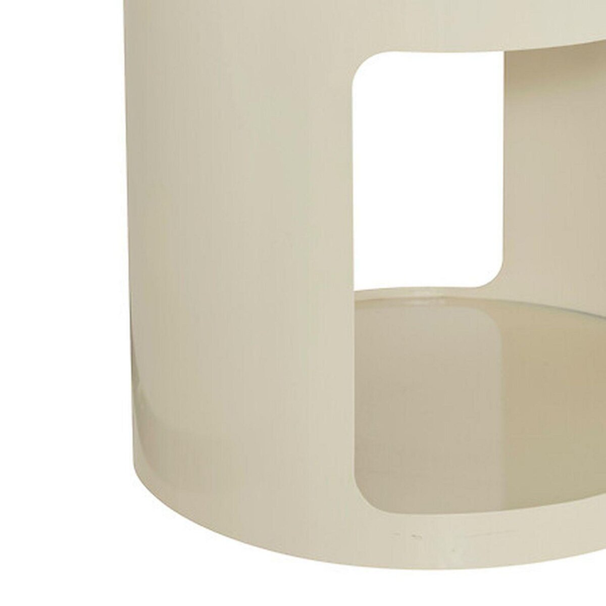 ATMOSPHERA Table à café 2 niches en métal ASHDAL - Beige