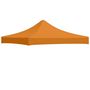 Voir la diapositive 1 : VIDAXL Toit de tente de reception 3x3 m Orange 270 g/m^2