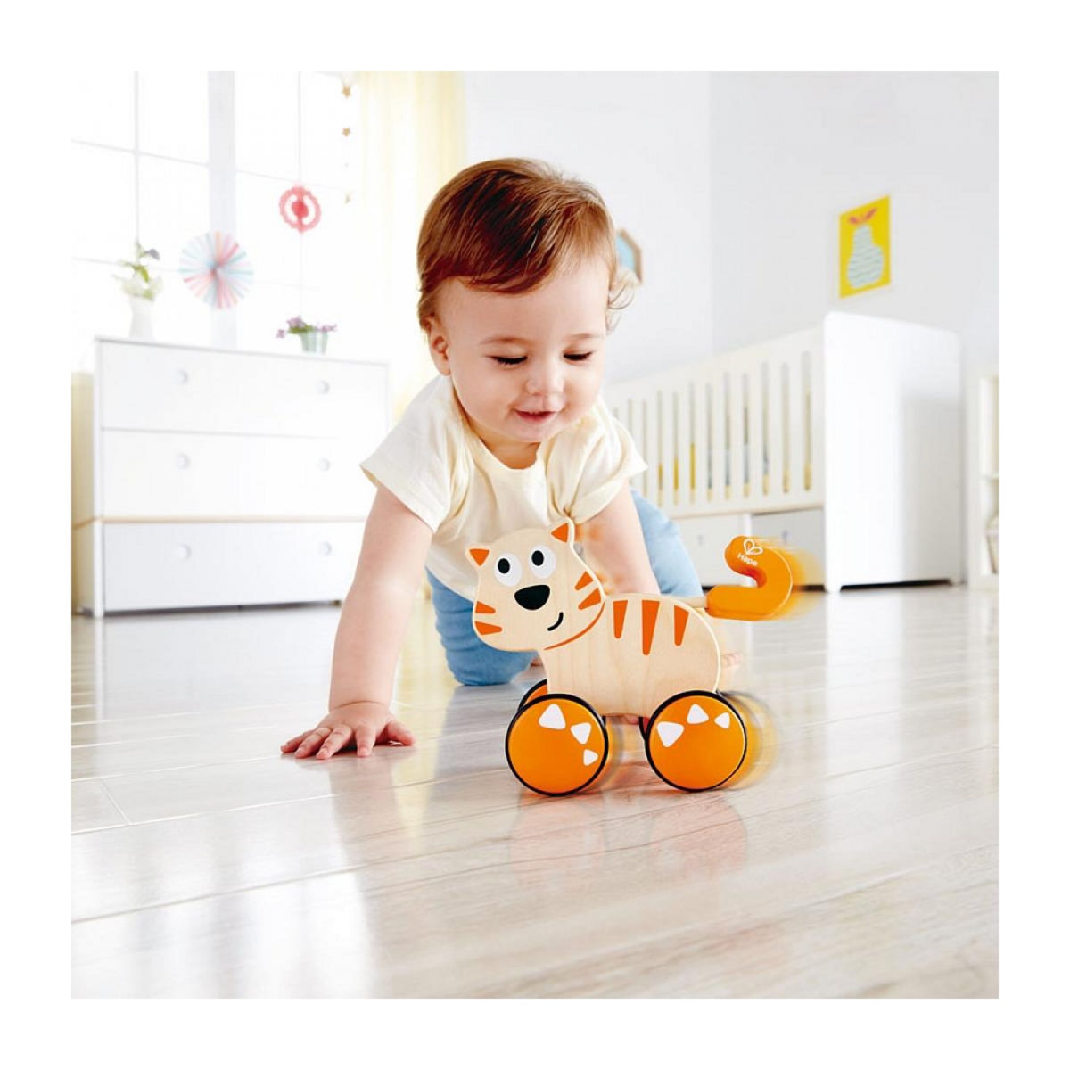 Hape Dante le Chat Trottineur : Un Compagnon de Jeu Amusant pour Votre Enfant