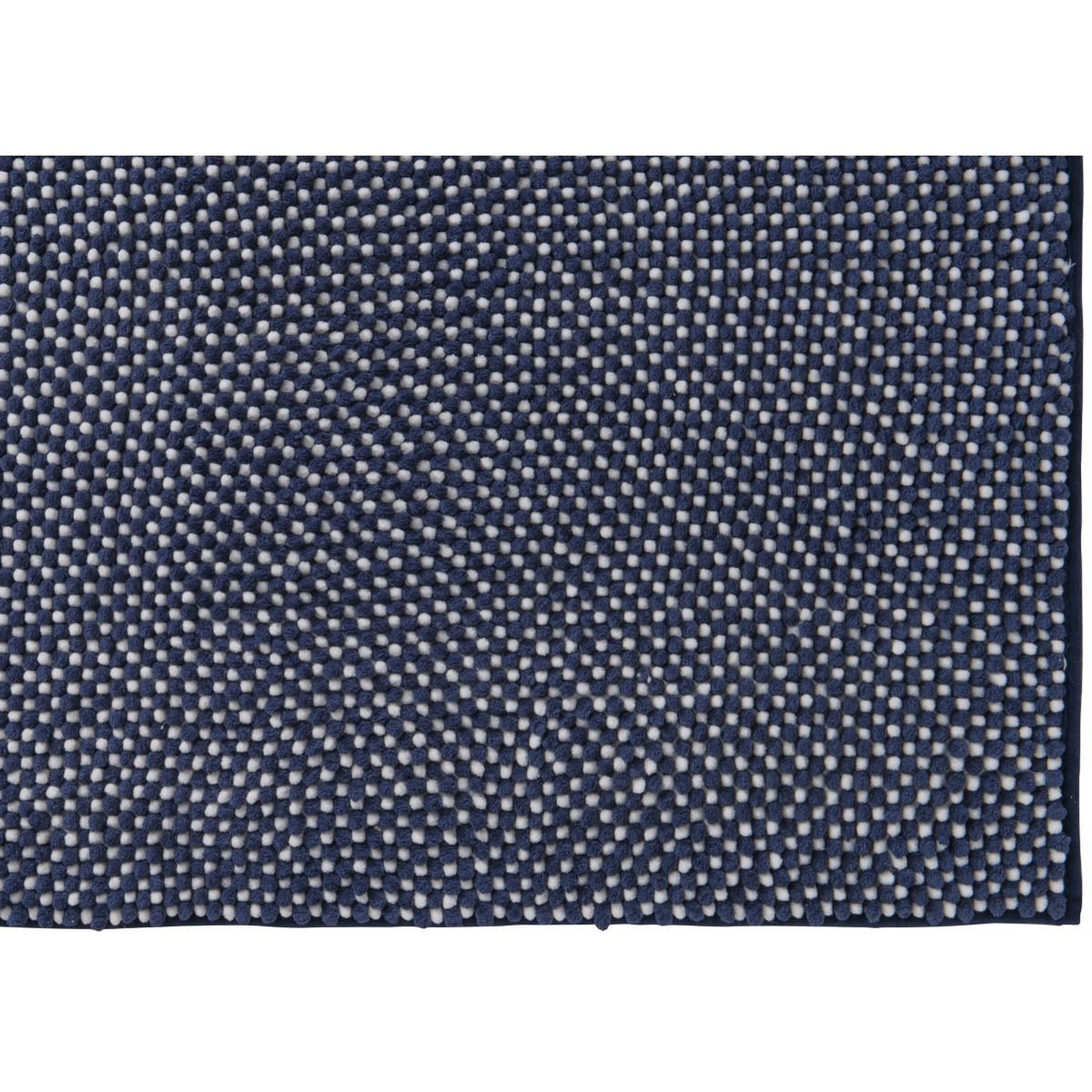 Voir la diapositive 3 : GUY LEVASSEUR Tapis de bain déco bouclette bicolore 50x80cm