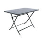 Voir la diapositive 4 : HESPERIDE Ensemble table de jardin pliante + 4 chaises Greensboro - Graphite