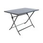 Voir la diapositive 4 : HESPERIDE Ensemble table de jardin pliante + 4 chaises Greensboro - Graphite
