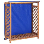 VIDAXL Remise a bois de chauffage 105x38x115 cm Bois d'acacia solide