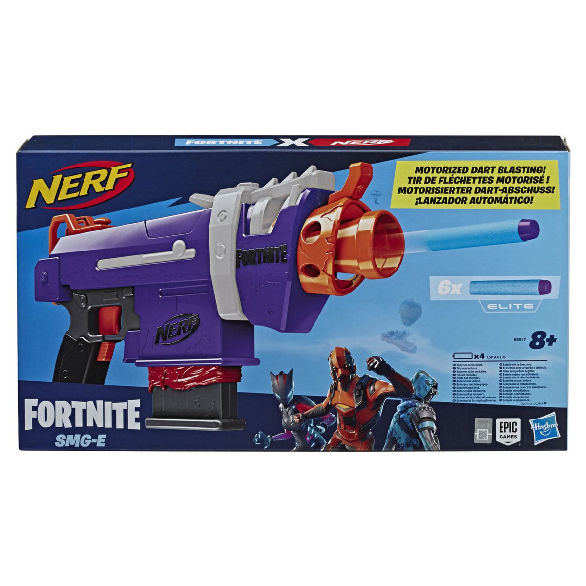 HASBRO Pistolet SMGE Fornite Nerf