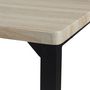 Voir la diapositive 6 : The Home Deco Factory Ensemble mange debout et 4 tabourets Kalo - Marron et noir